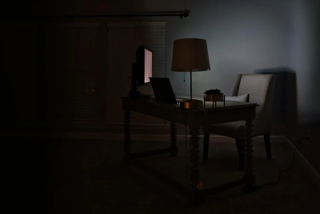 In dark for a few days