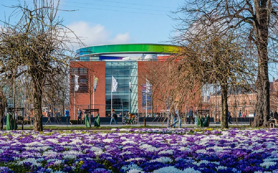 The building of Aros art museum in Aarhus