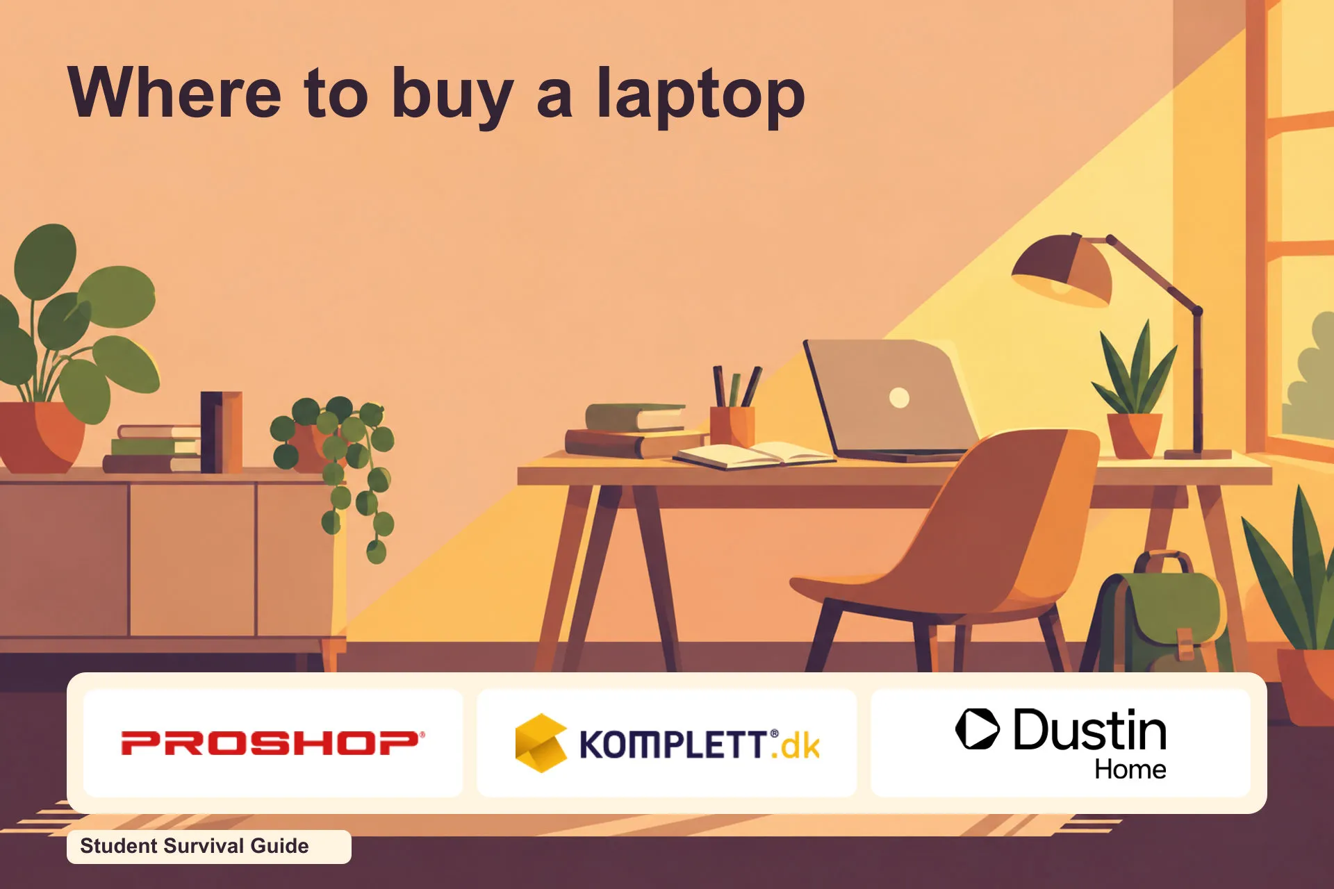 Where to buy a laptop: Proshop, Komplett and Dustin