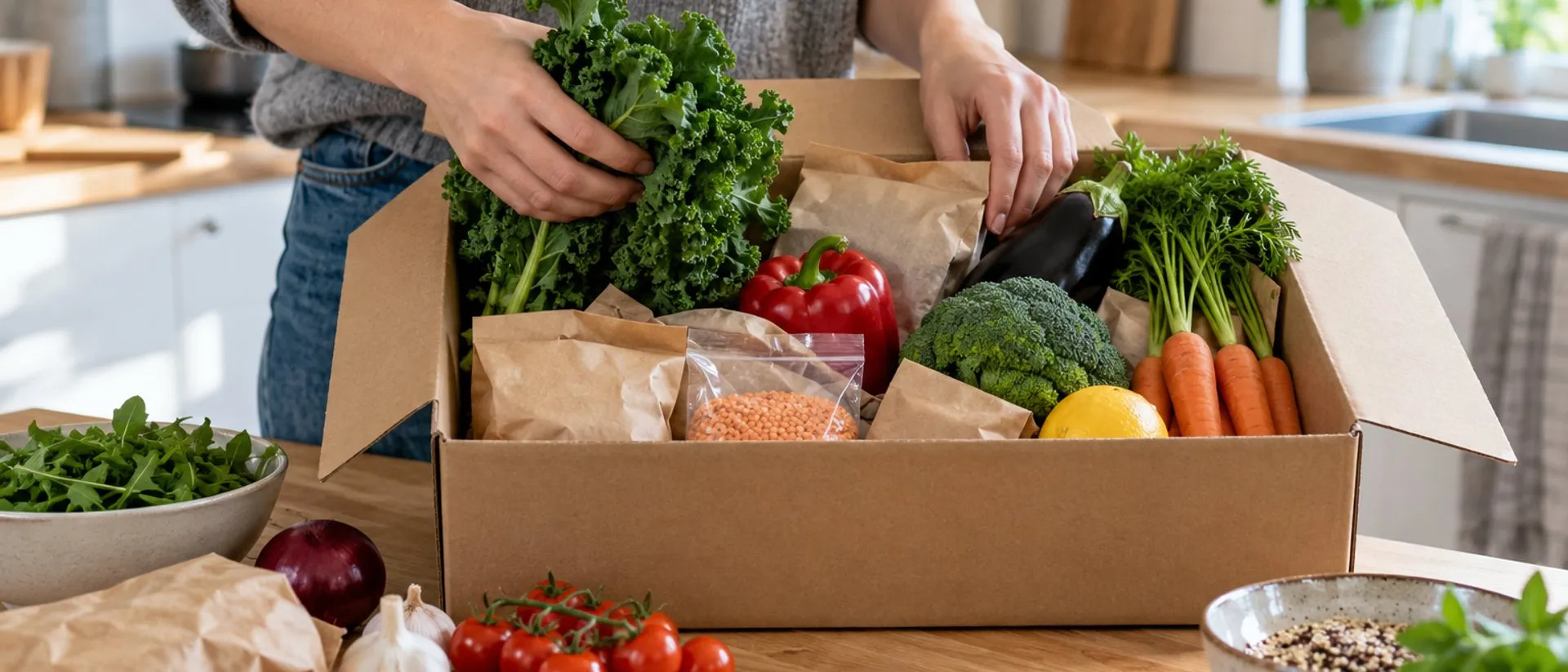 Meal boxes for students in Denmark